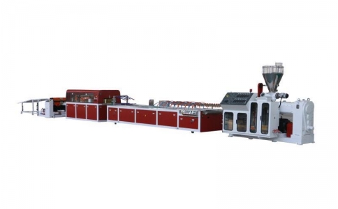 PVC650型木塑室内集成墙板设备生产线